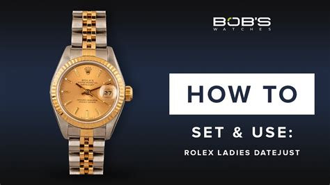 how to change the time on a rolex datejust|rolex datejust settings.